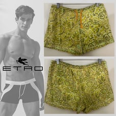 Etro Paisley Swim Trunks Medium Gently worn Made in Italy Nylon blend 32-40