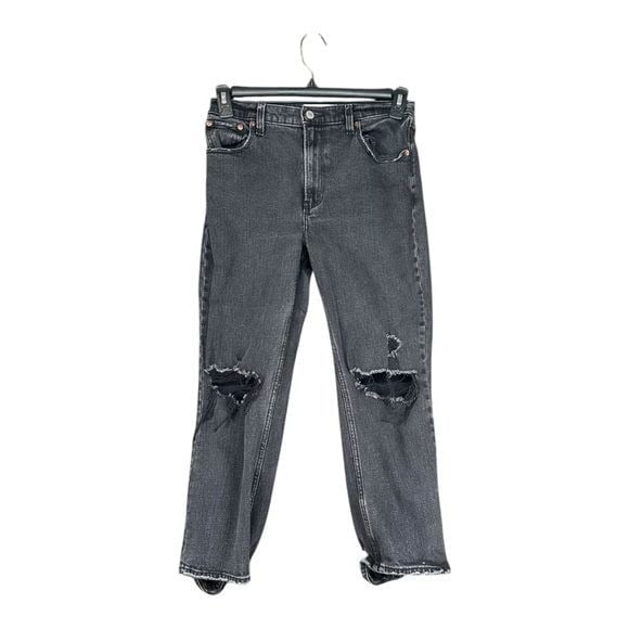 Abercrombie & Fitch Women’s 27 4S The Ankle Straight Ultra High Rise Jeans