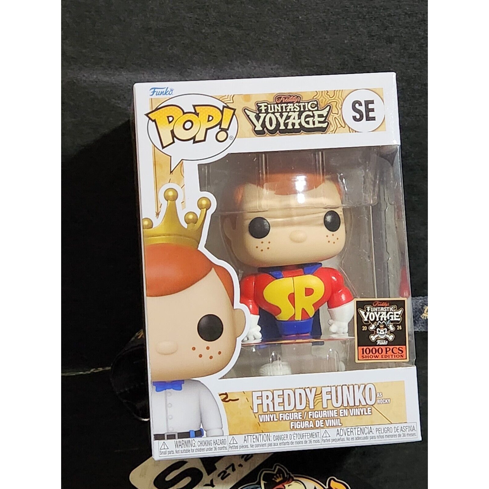FUNTASTIC VOYAGE SDCC 2024 FUNKO FUNDAYS POP! FREDDY FUNKO AS ROCKY LE 1000