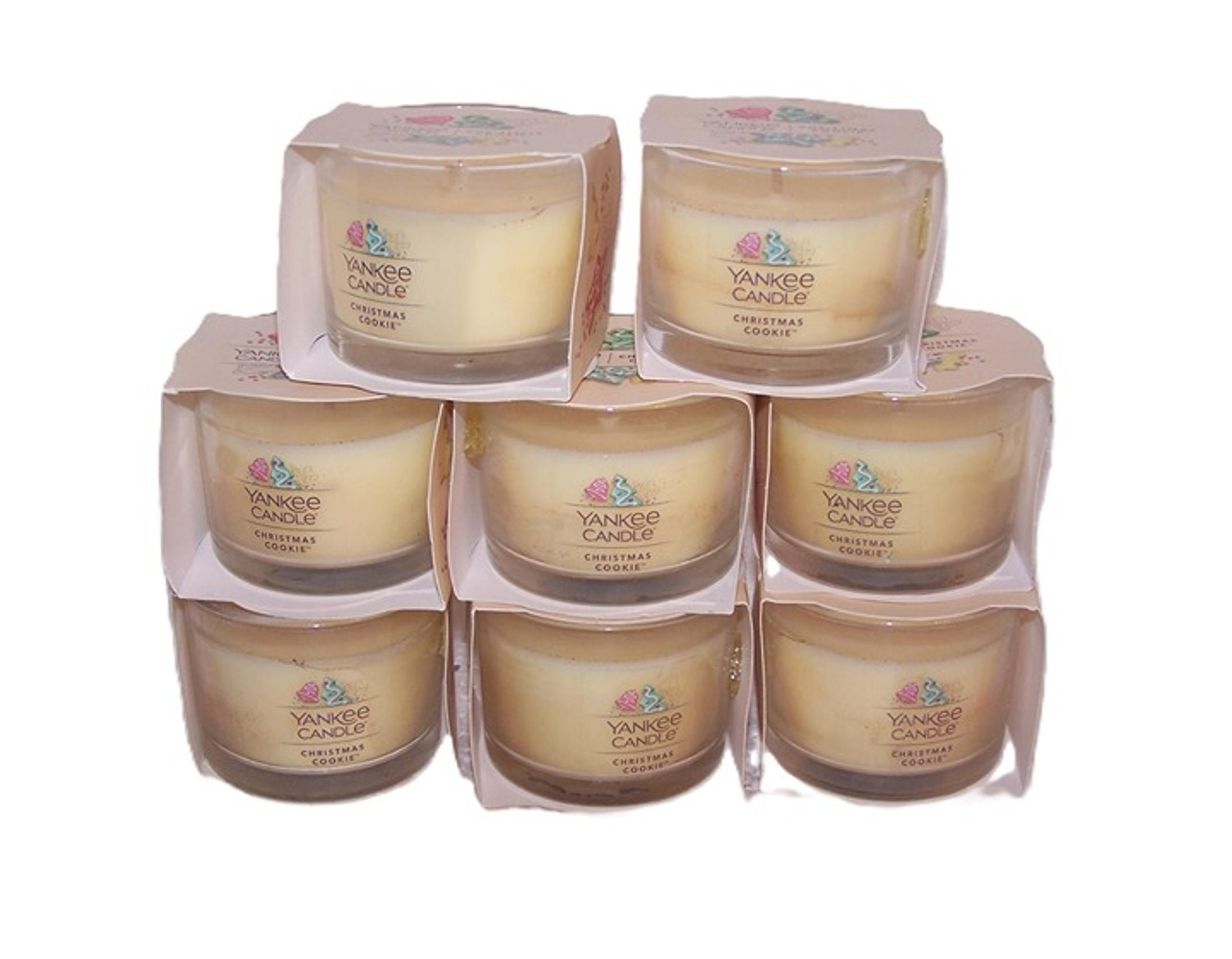 Yankee Candle Christmas Cookie Mini Scented Candle 1.3 oz Lot of 8