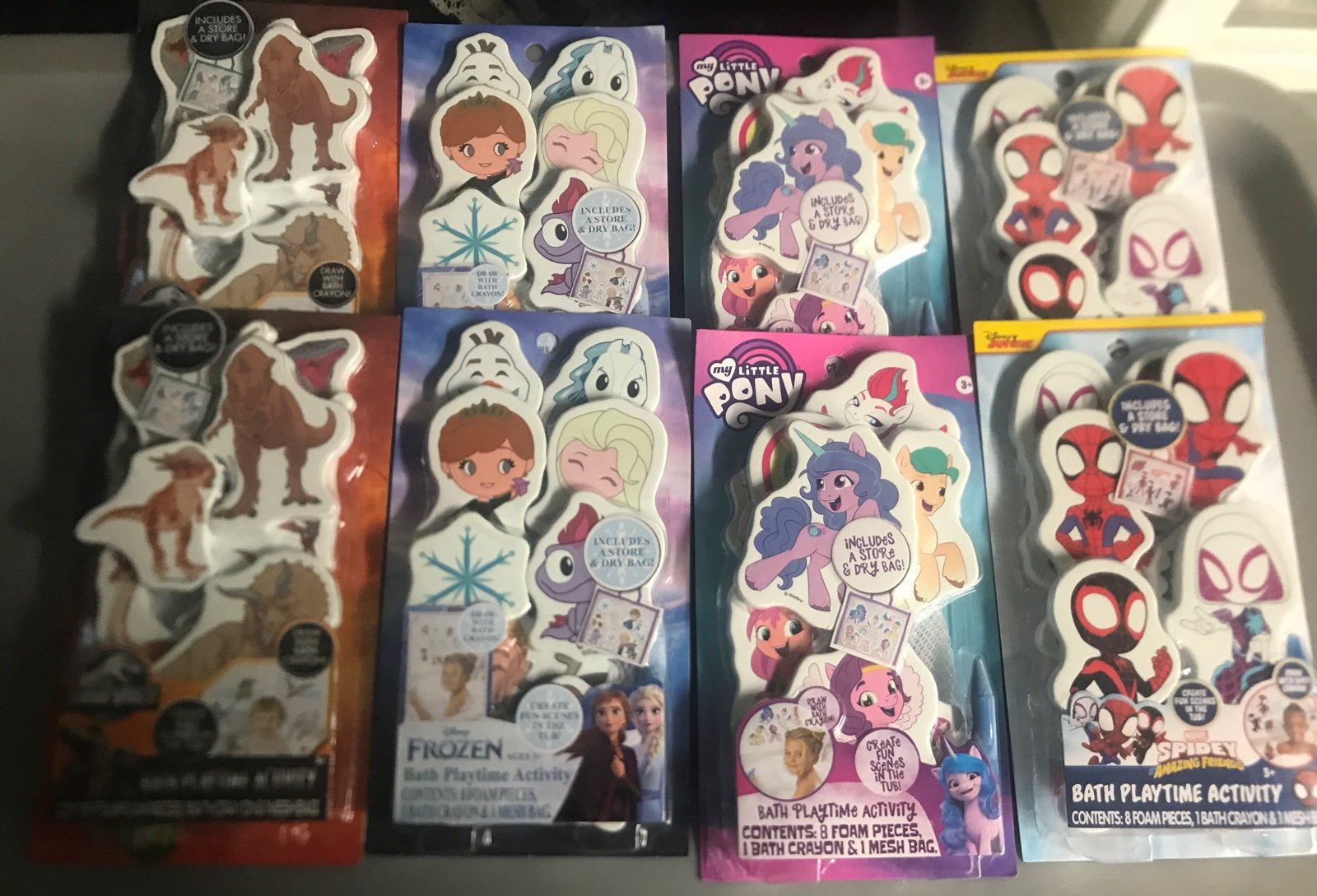 Brand new 8 Tara Toy bath activity sets