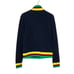 Boston Proper 90s Vintage Black & Yellow Rasta Retro Track Suit Women's Small