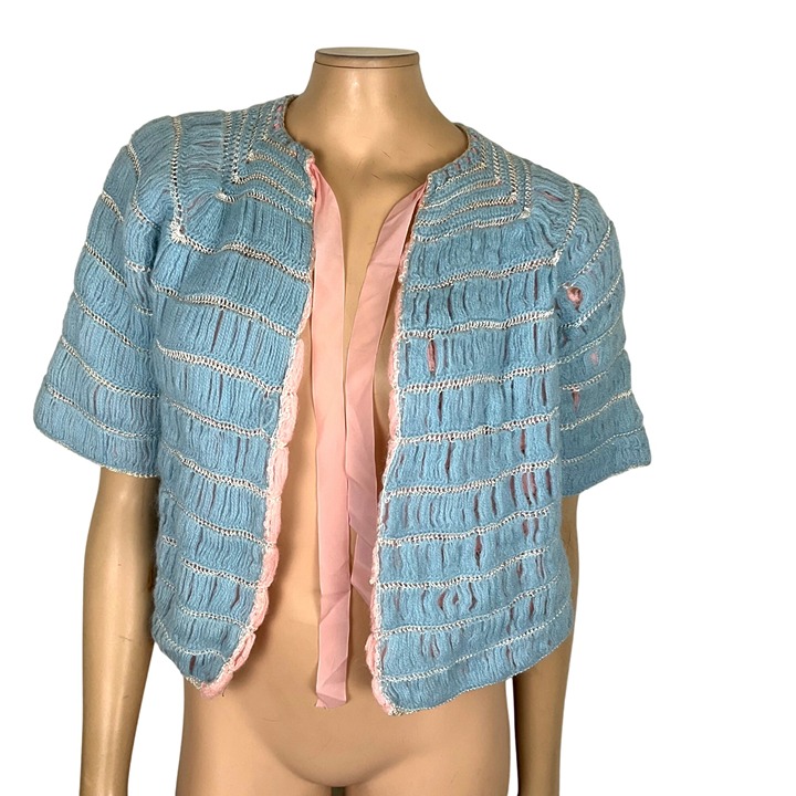 Vintage Handmade Reversible Maternity Jacket Women's Medium