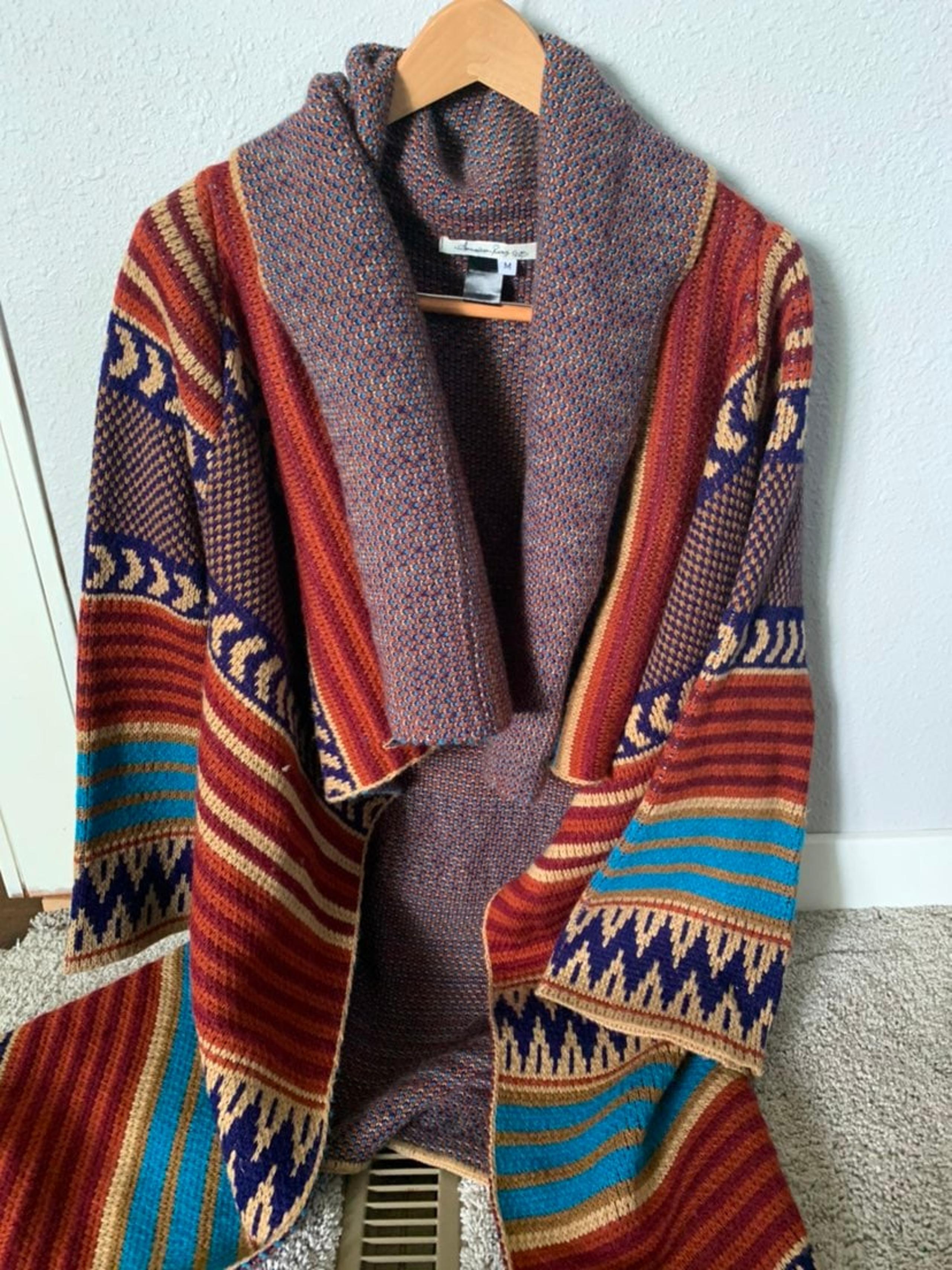 Aztec Print Cardigan - American Rag