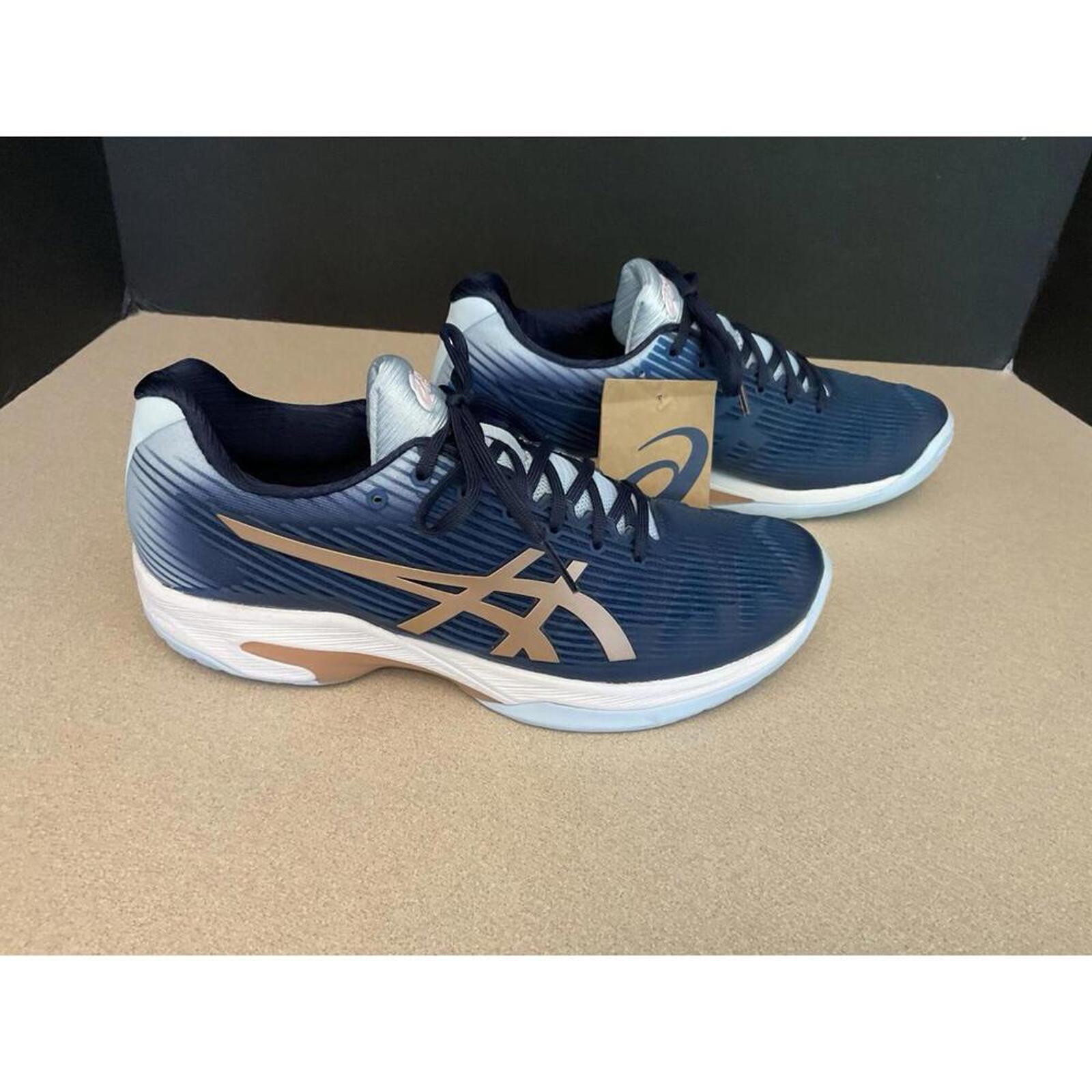 New! Womens Asics Solution Speed FF 2 Blue Tennis Shoes. Size 9. Awesome Shoes