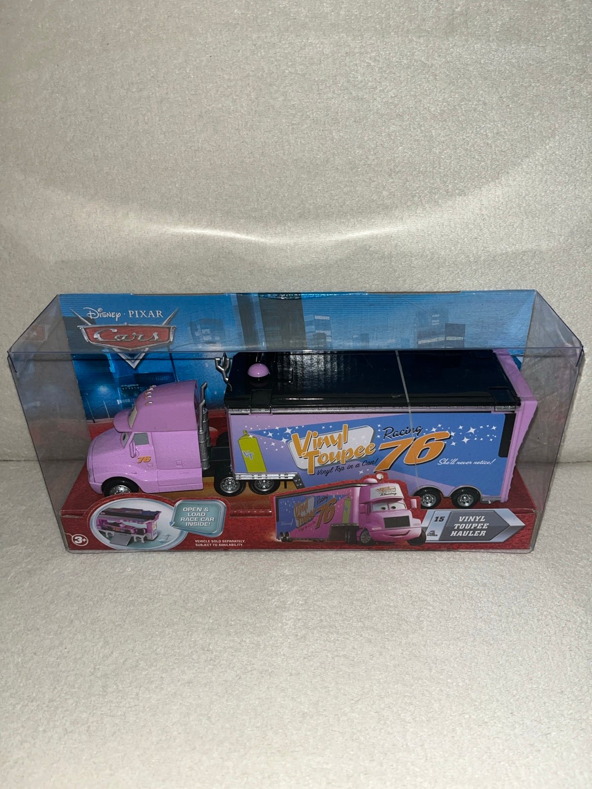 Disney Pixar Cars Vinyl Toupee Hauler