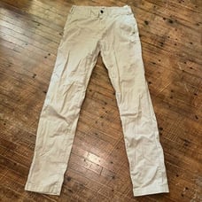 American Eagle tan athletic straight 30x36 pants