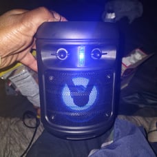 Portable Bluetooth karaoke speaker