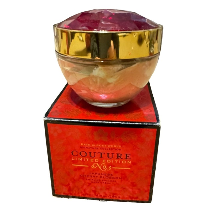 Bath and Body Works Ltd Ed Japanese Cherry Blossom Shimmer Body Creme No 3 6.5oz