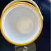Antique Morgan Bridge Brigade Yellow Ice Bucket