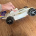 Vintage 90’s Hasbro Playskool Cool Tools Tow Truck and Race Car AS IS