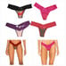 Hanky Panky Signature Lace Low Rise Thong Bundle Red/Black/ Pink/Fushia O/S