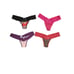 Hanky Panky Signature Lace Low Rise Thong Bundle Red/Black/ Pink/Fushia O/S