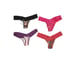 Hanky Panky Signature Lace Low Rise Thong Bundle Red/Black/ Pink/Fushia O/S