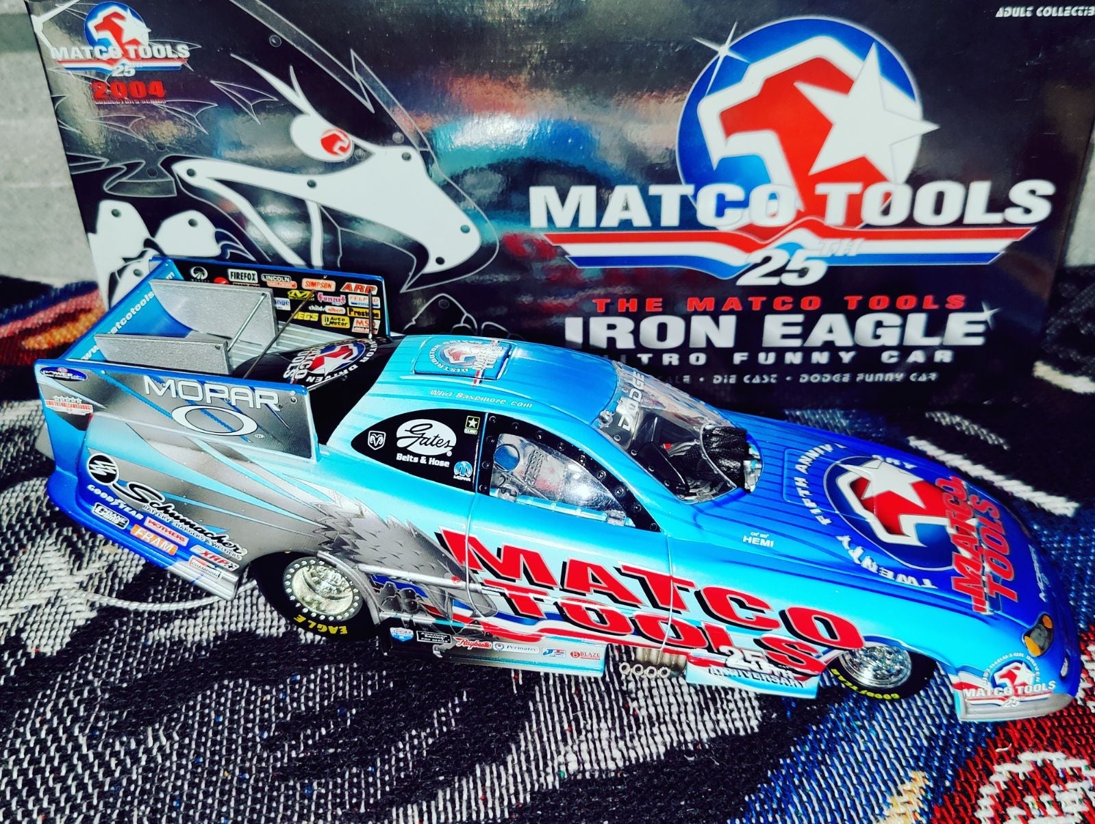 Whit Bazemore Matco Tools Iron Eagle nhra funny car diecast