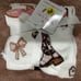 Bow Cowgirl Boot Bath Towel Set x 6
