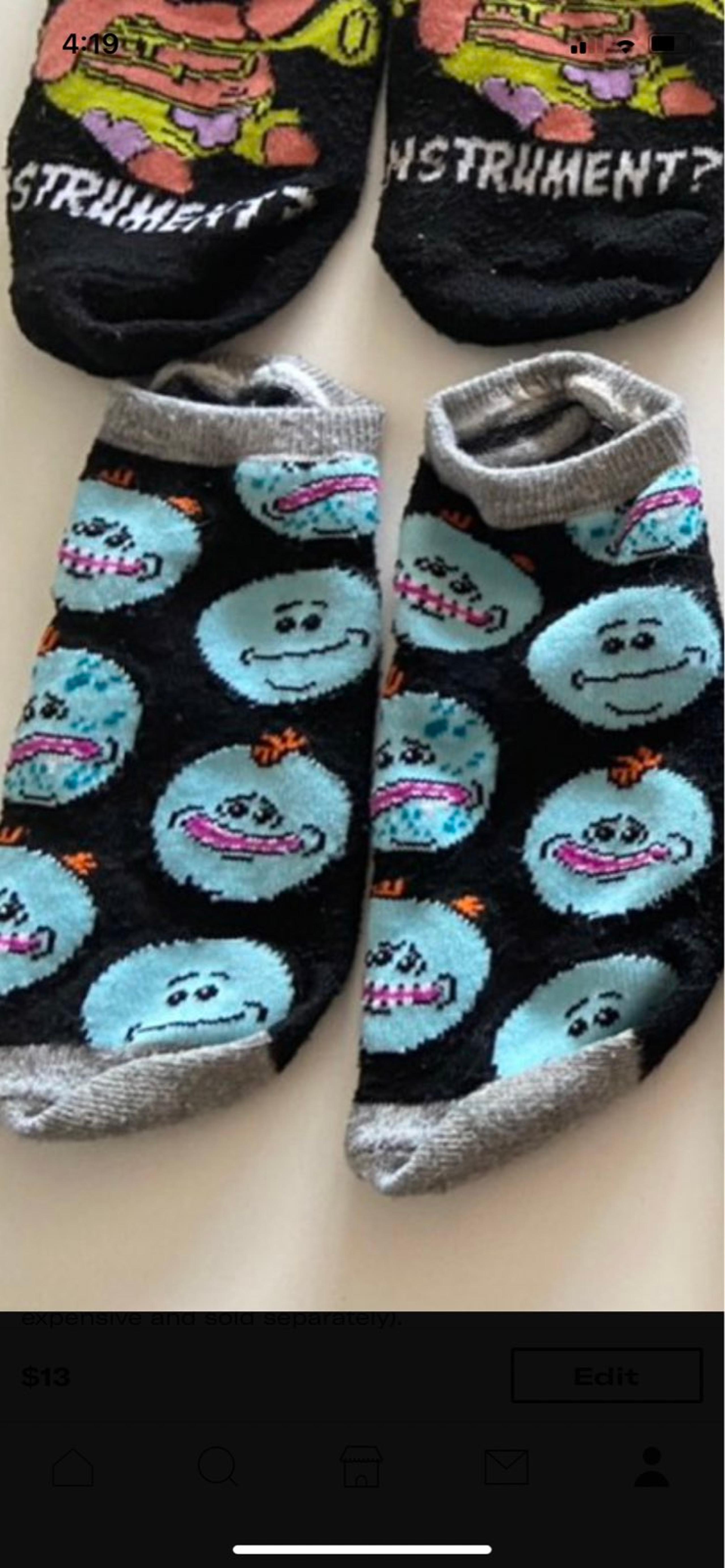 Mr Meeseeks Socks