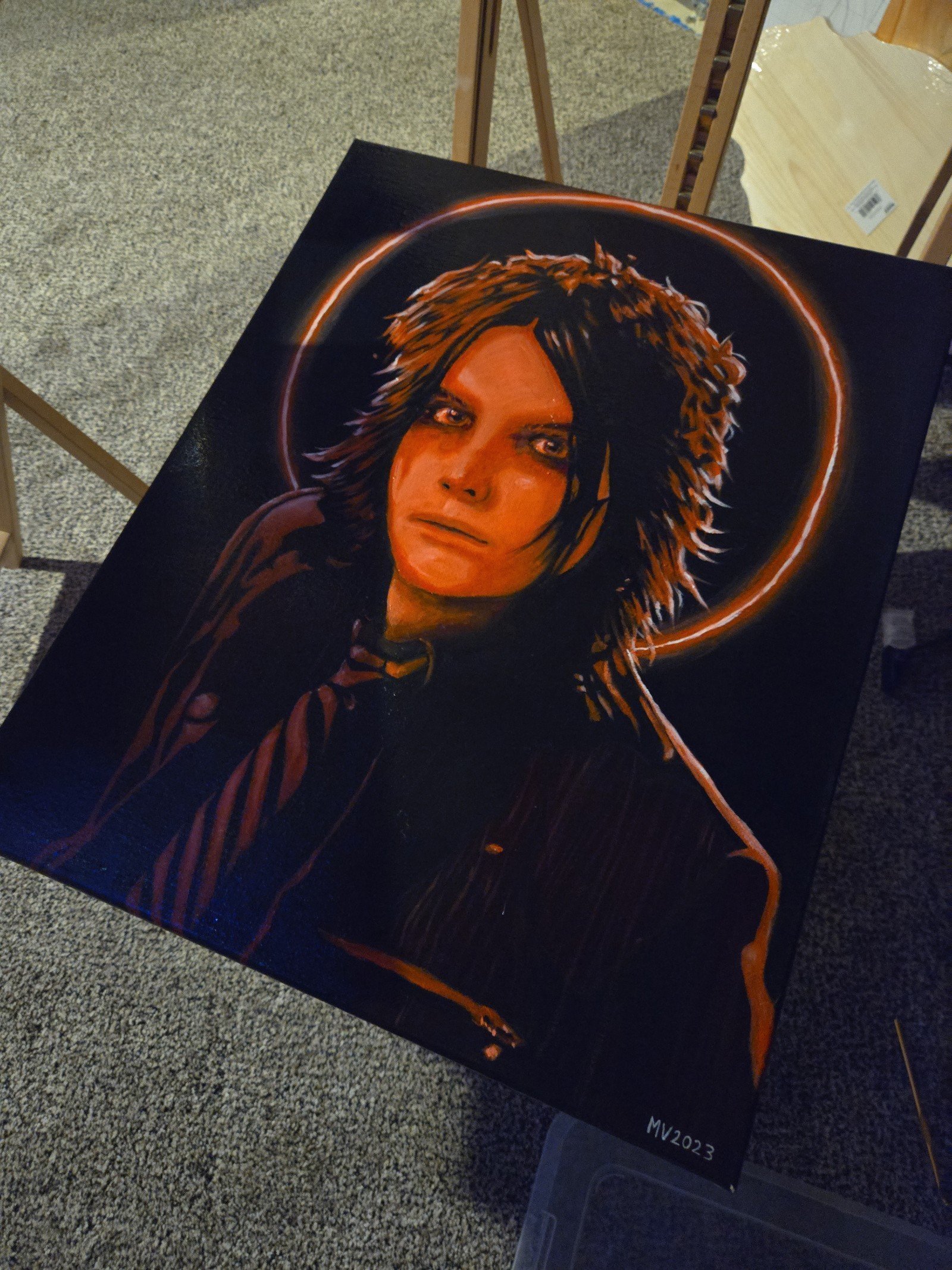 Gerard Way Oil Painting
