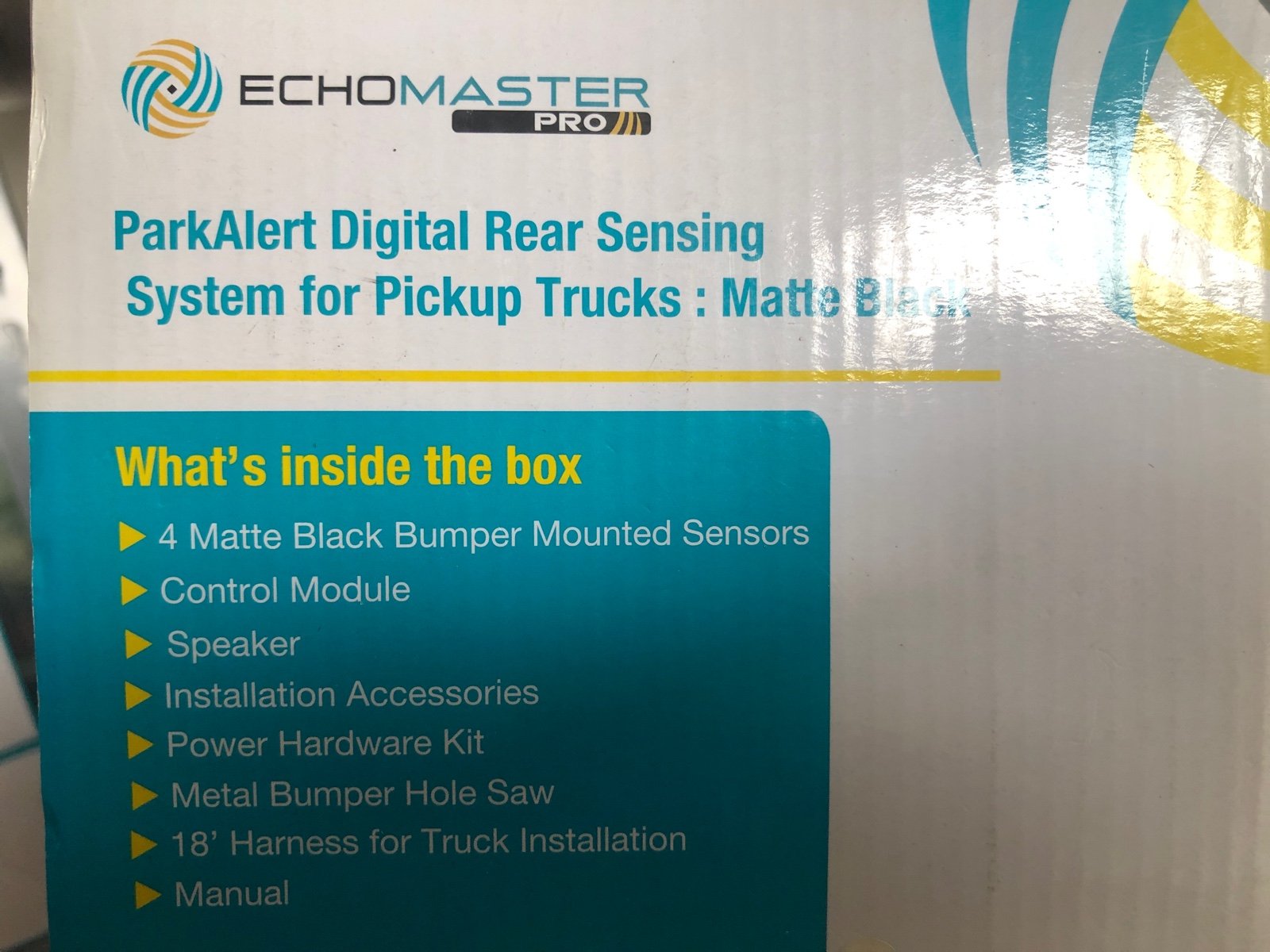 Rear sensing system for trucks