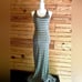 Torn by Kobo Rare Amelia Striped Maxi with train made in New York