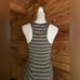 Torn by Kobo Rare Amelia Striped Maxi with train made in New York