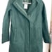 NWT J. CREW GREEN WOOL BLEND CITY COAT SZ 00