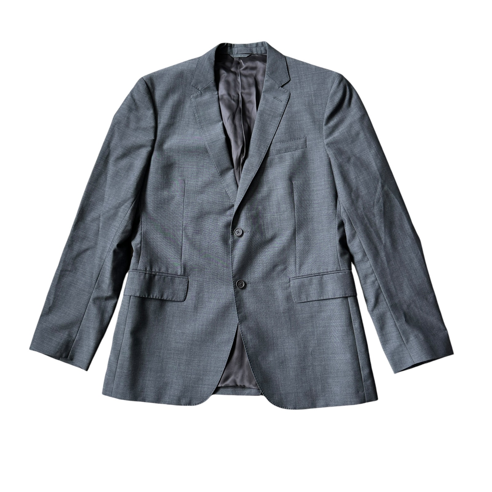 John Varvatos Grey Wool & Mohair Blazer 50R