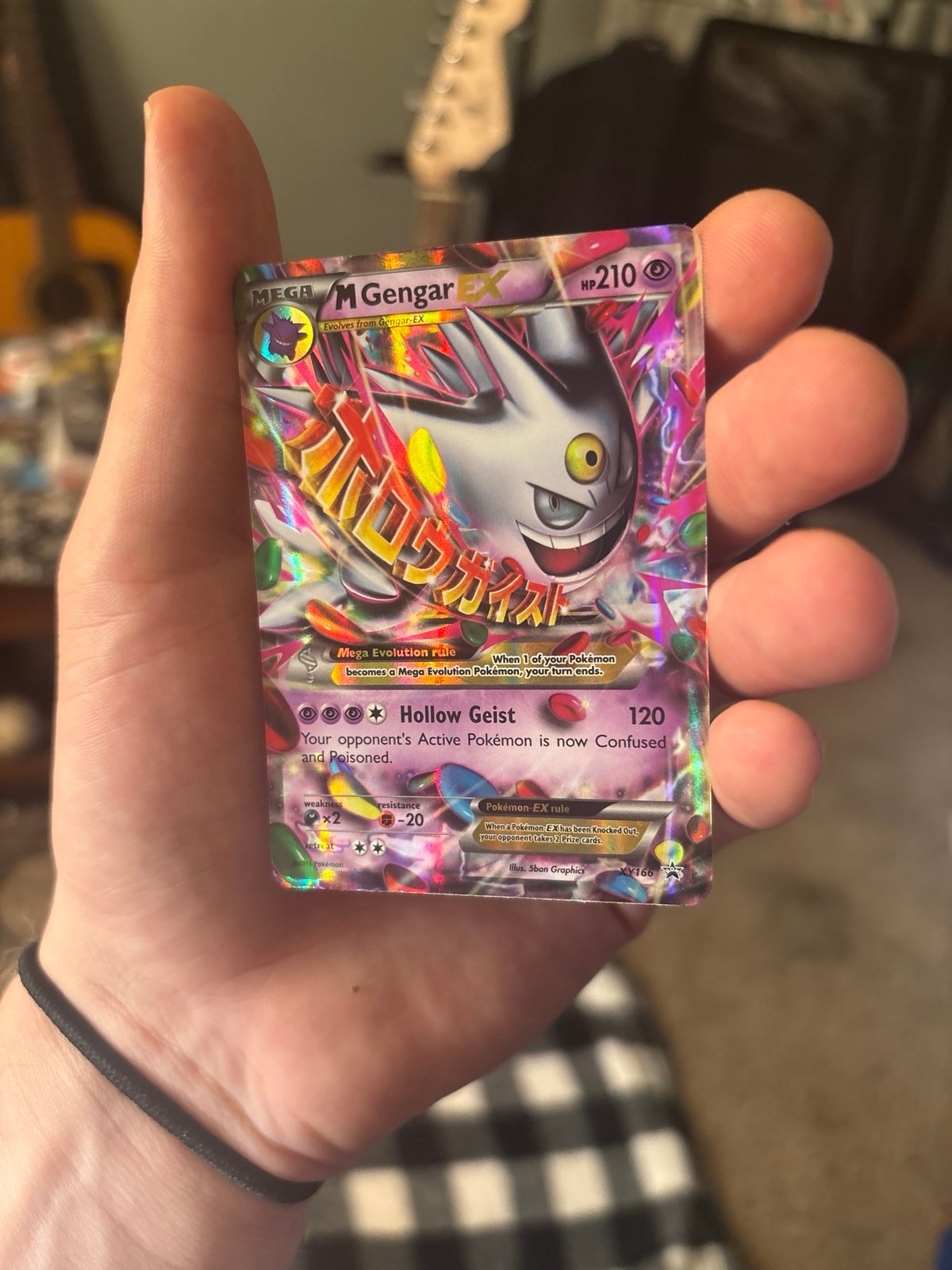 Mega gengar ex xy166 promo pokemon card
