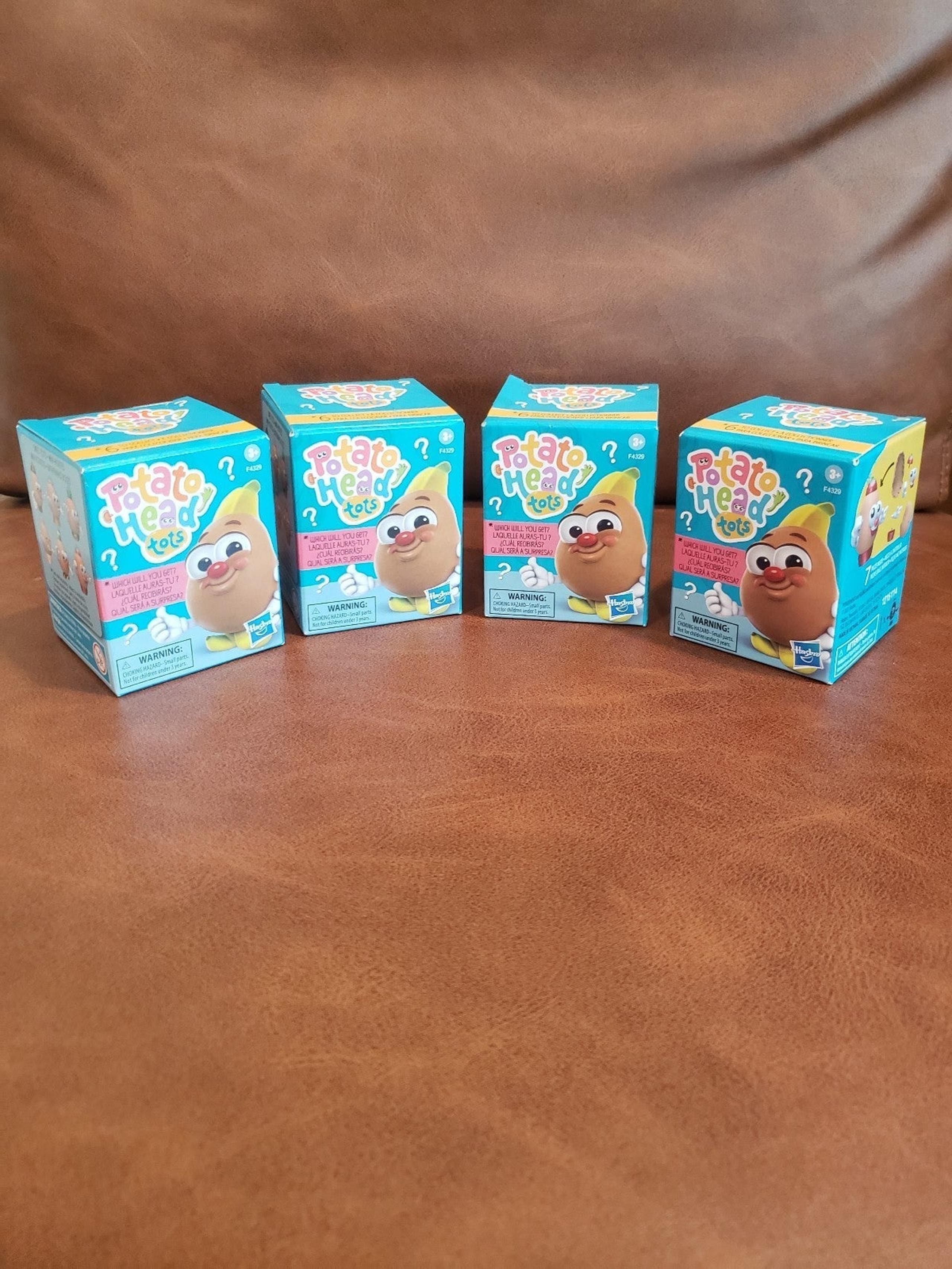 Potatohead Tots, New. Bundle of 4. Mr. Potatohead. Mystery box.