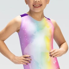 NWT gk elite GKids Unicorn Tank Leotard #E4793 child's gymnastics leotard CM