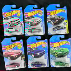 Hot Wheels Lot 85’ & 88’ CR-X 98’ Blue & Silver Prelude 52000 98’ Civic Type R