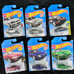 Hot Wheels Lot 85’ & 88’ CR-X 98’ Blue & Silver Prelude 52000 98’ Civic Type R