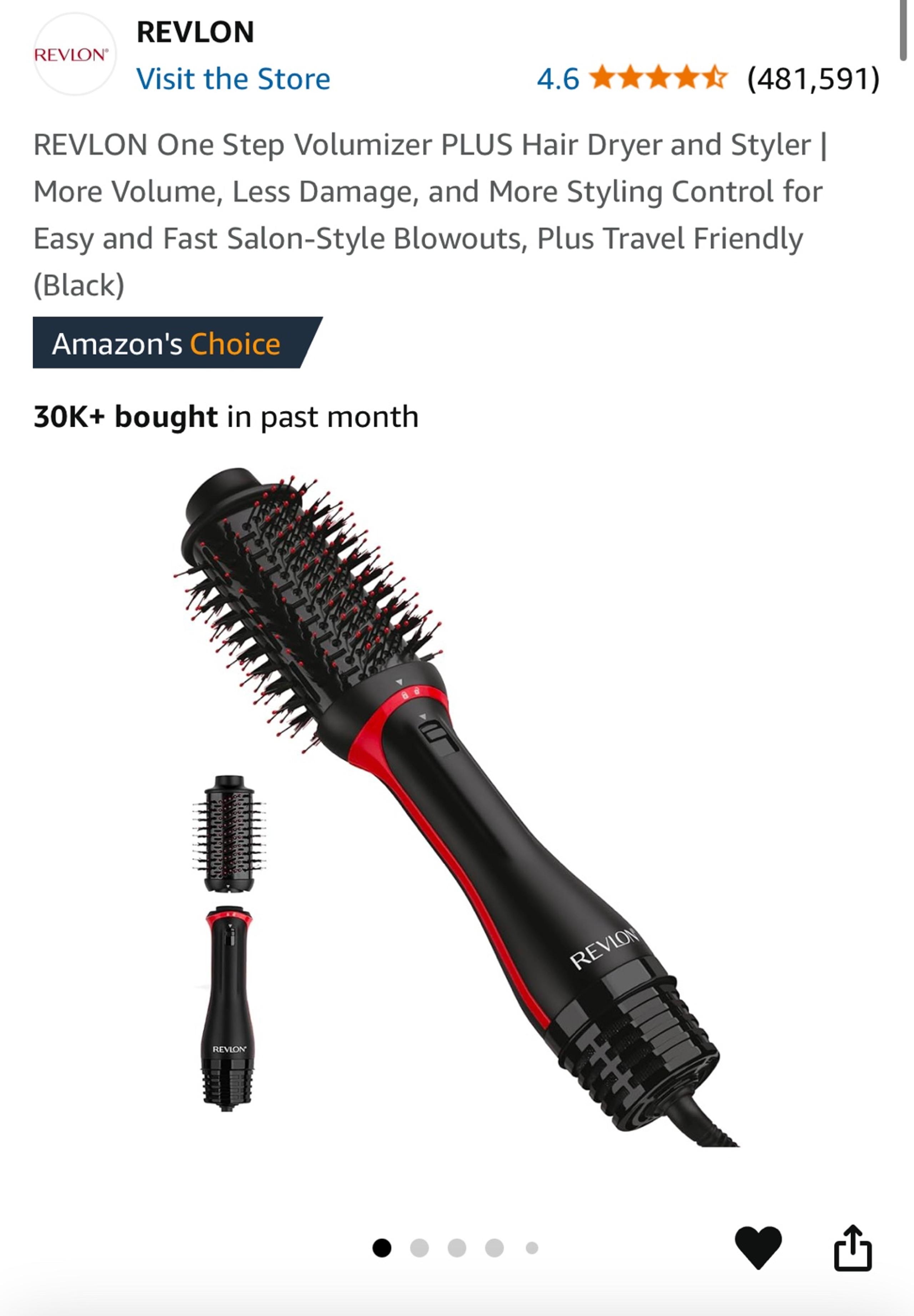 REVLON One Step Volumizer PLUS Hair Dryer and Styler