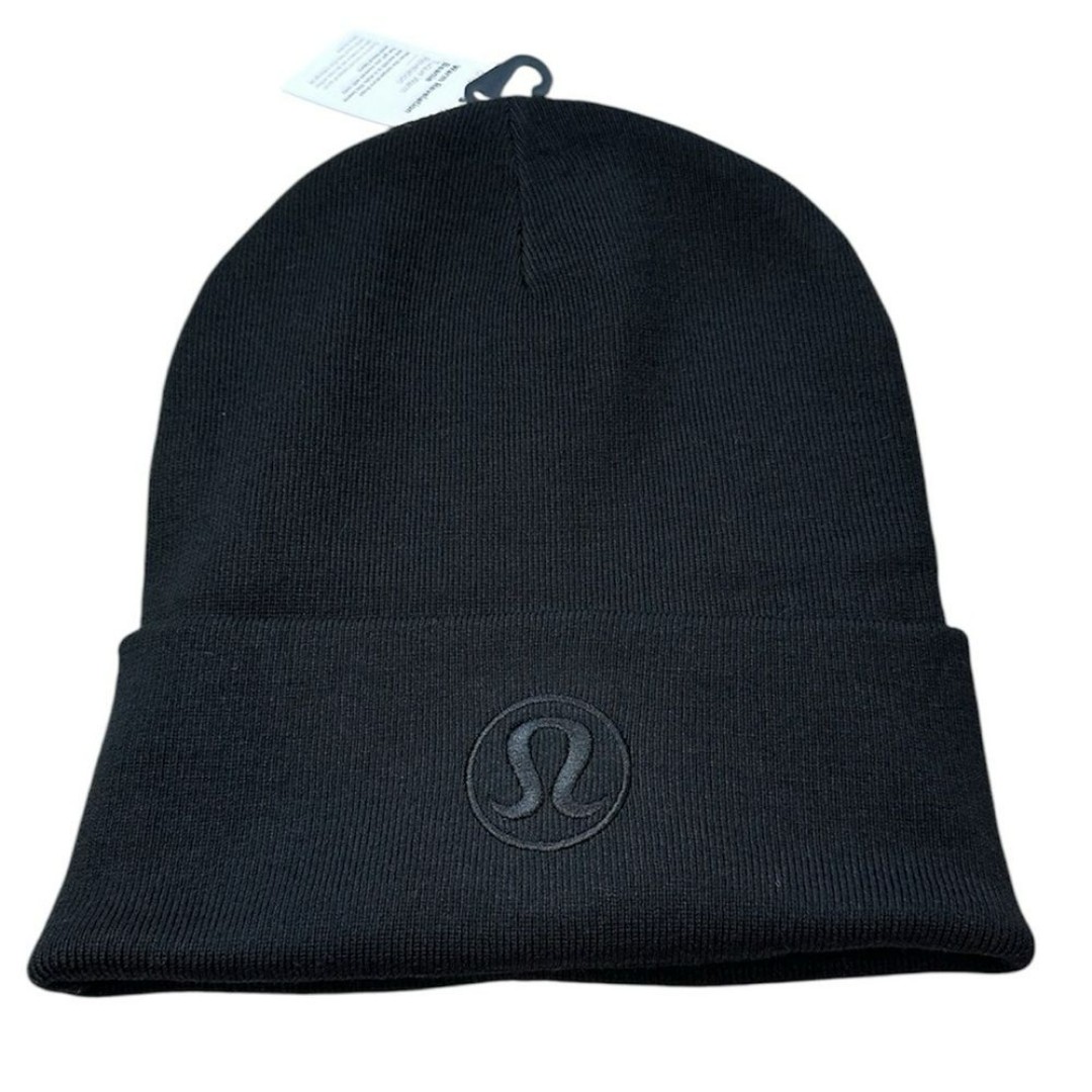 Lululemon Warm Revelation Beanie Hat NWT Black Size L/XL Winter Gift