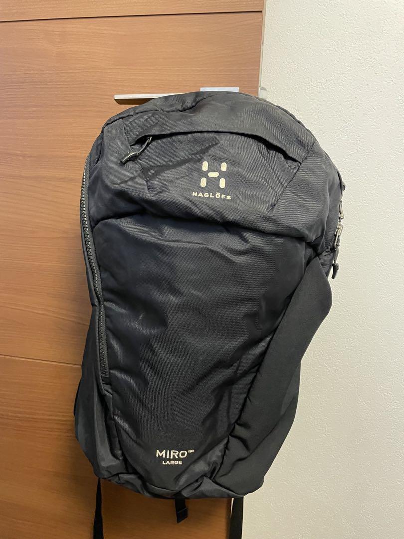 HAGLÖFS MIRO Black Backpack, Size L