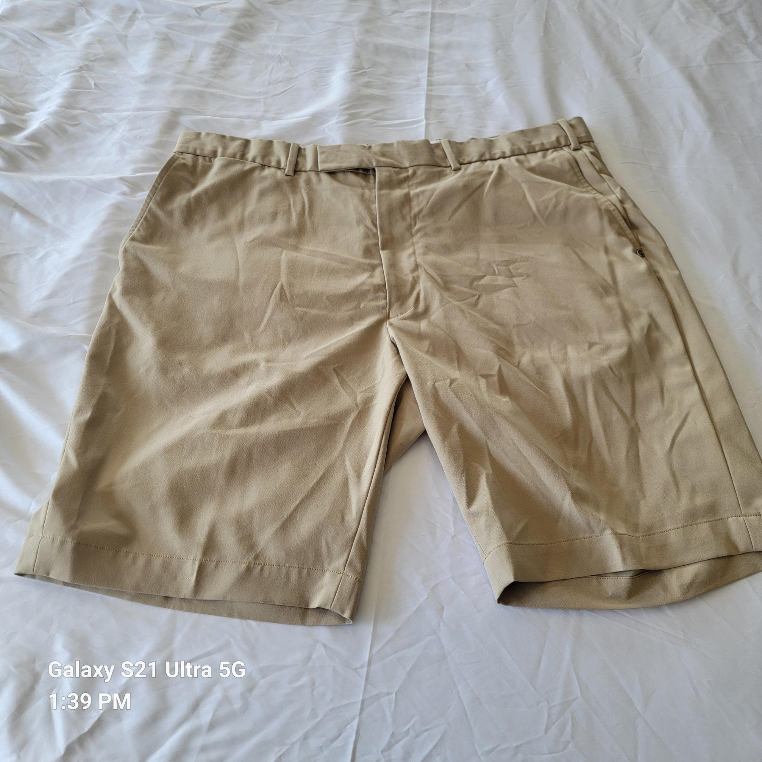 Shorts Mens 38 Beige Khaki Wicking Golf Performance Activewear - RLX Ralph Lauren