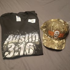 WWE Stone Cold Steve Austin T-Shirt & Camo hat
