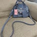 Juicy couture heritage satchel slate blue color with change purse.