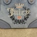 Juicy couture heritage satchel slate blue color with change purse.
