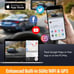 Dash Cam Front Rear 4K Built-in GPS 5GHz WiFi, 3.39 inch IPS Screen, Voice Contr
