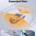 Dash Cam Front Rear 4K Built-in GPS 5GHz WiFi, 3.39 inch IPS Screen, Voice Contr