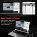 Dash Cam Front Rear 4K Built-in GPS 5GHz WiFi, 3.39 inch IPS Screen, Voice Contr