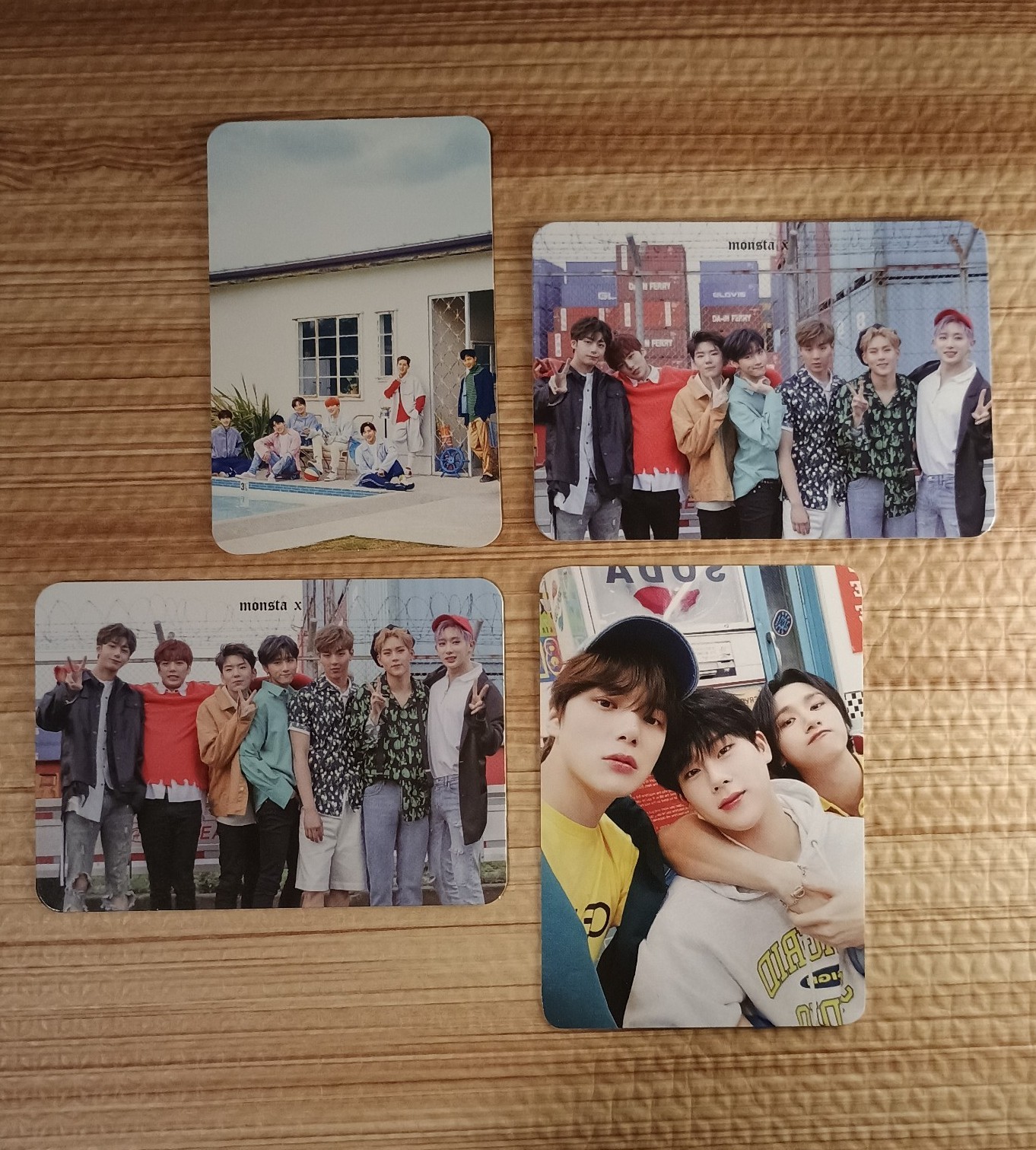 Monsta X First world tour beautiful Piece group PC set (4