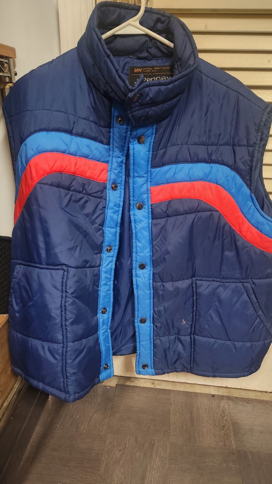 Vintage 70's JC Penny puffer vest