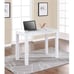 Modern Home Office Parsons Computer Desk with Drawer Rectangular Engineered Wood