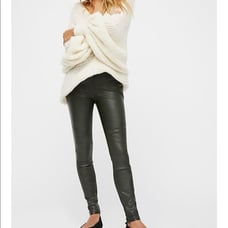 Free people Vegan Legging in Black. Size 0