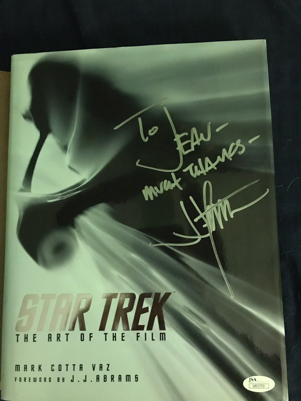 Jj Abrams Autographed Book
