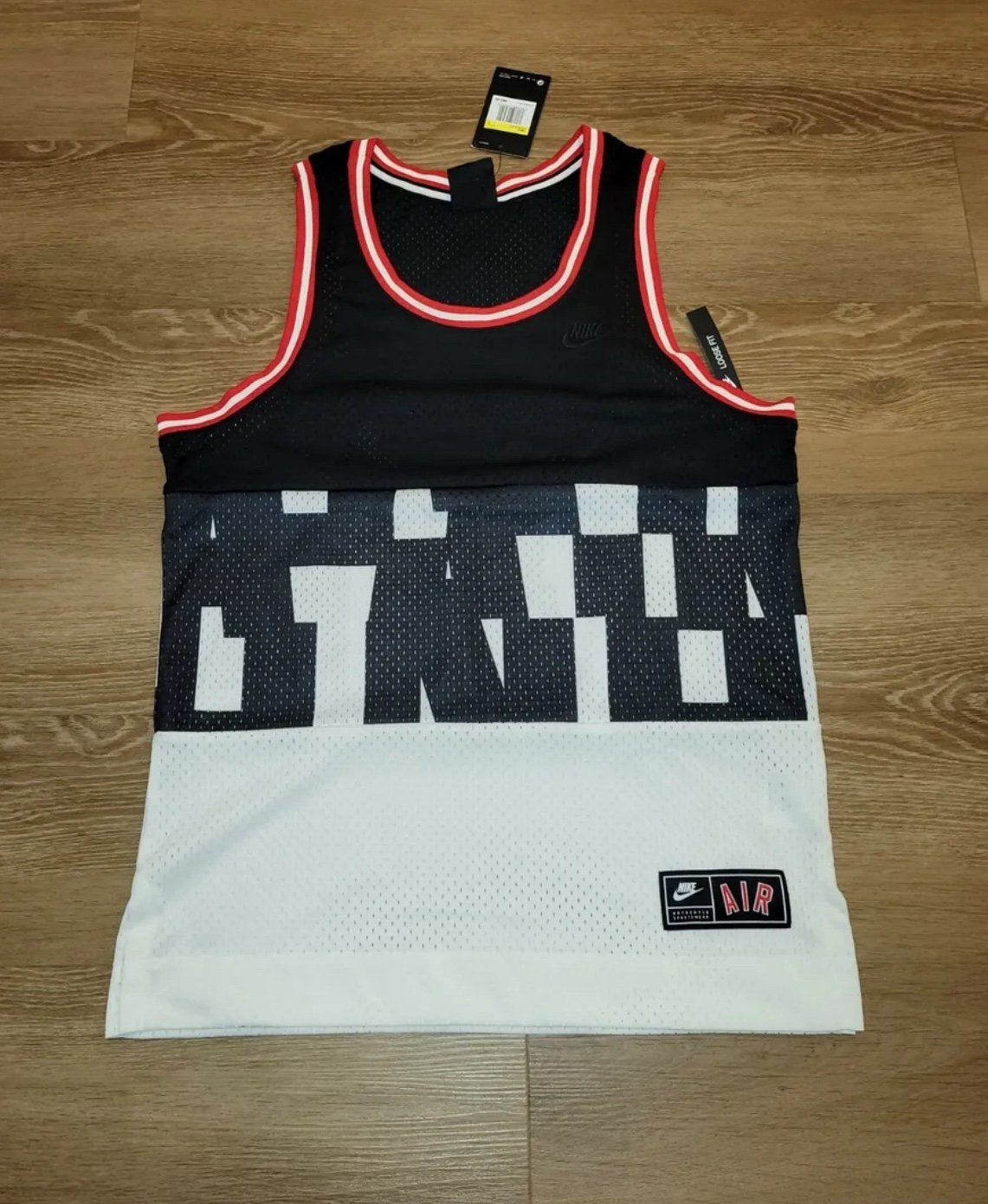 Nike Air Men's Mesh Loose Fit Tank Top Jersey Shirt Sz Large MSRP