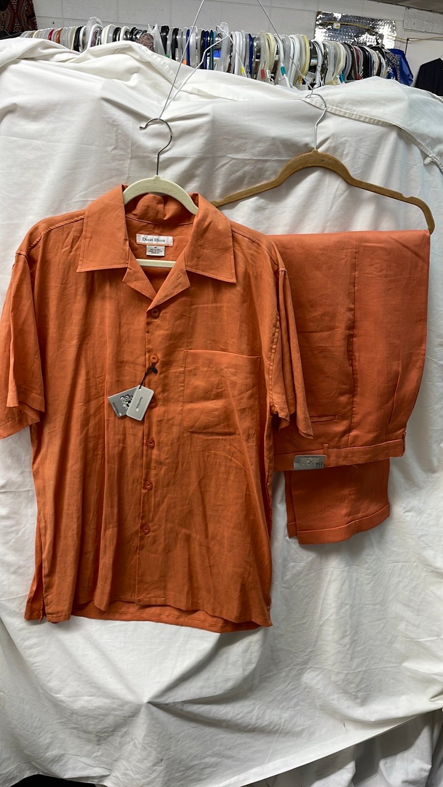 NEW!!! Daniel Elissa 100% linen 2 piece pants suit M