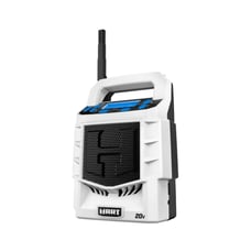 HART PAD01 Portable Radio w/Bluetooth-Aux & USB White & Black w/Blue (Tool Only)